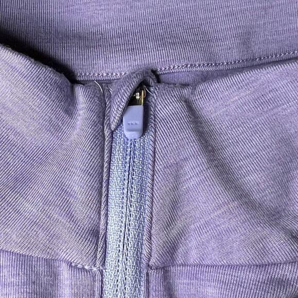 Allbirds Running Top Womens Medium Purple Thumb Hole Performance 1/4 Zip Wool - Picture 7 of 10